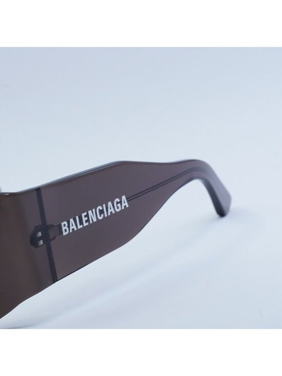 Balenciaga BB0329S 004 Sunglasses Transparent Dark Mauve Cat Eye Frame main image 9